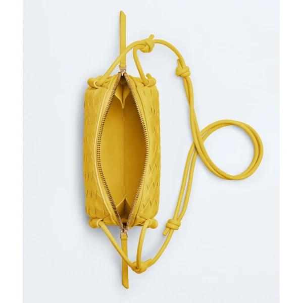 Khaite Women's Concert Pouch in Taxi - Yellow Clutch Bags - The Lotus Tote Bag - Shop at Luxury Shoes 