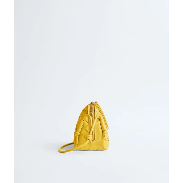 Khaite Women's Concert Pouch in Taxi - Yellow Clutch Bags - The Lotus Tote Bag - Shop at Luxury Shoes 
