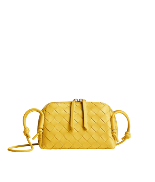 Khaite Women's Concert Pouch in Taxi - Yellow Clutch Bags - The Lotus Tote Bag - Shop at Luxury Shoes 
