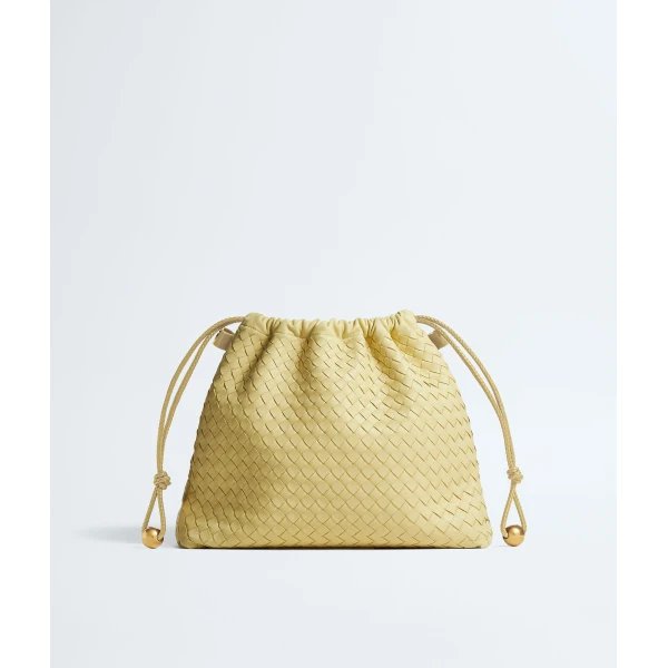 Khaite Women's Dustbag  in Butter yellow - Yellow Shoulder & Crossbody Bags - The Lotus Tote Bag - Shop at Luxury Shoes 