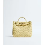 Khaite Women's Small Andiamo in Butter yellow - Yellow Totes & Top-Handle Bags - The Lotus Tote Bag - Shop at Luxury Shoes 