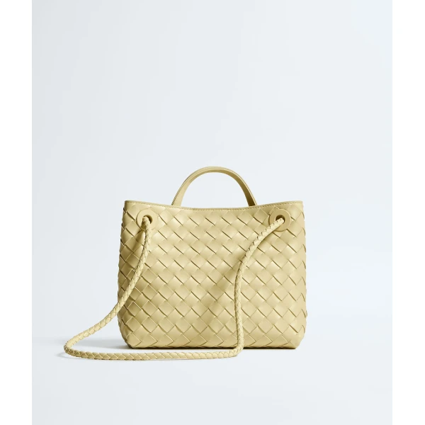 Khaite Women's Small Andiamo in Butter yellow - Yellow Totes & Top-Handle Bags - The Lotus Tote Bag - Shop at Luxury Shoes 