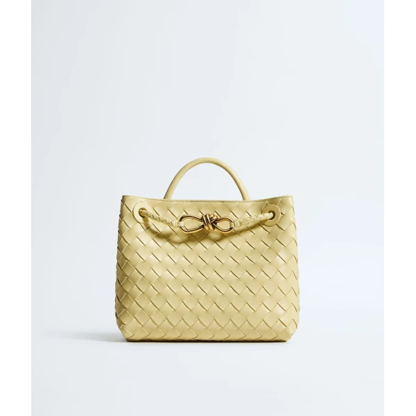 Khaite Women's Small Andiamo in Butter yellow - Yellow Totes & Top-Handle Bags - The Lotus Tote Bag - Shop at Luxury Shoes 