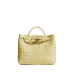Yellow-Womens-Small-Andiamo-in-Butter-yellow-coveti28996_nobg Khaite Women's Small Andiamo in Butter yellow - Yellow Totes & Top-Handle Bags - The Lotus Tote Bag - Shop at Luxury Shoes