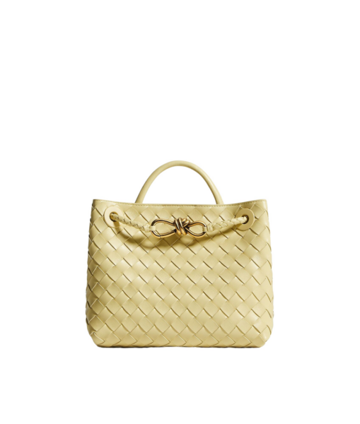 Khaite Women's Small Andiamo in Butter yellow - Yellow Totes & Top-Handle Bags - The Lotus Tote Bag - Shop at Luxury Shoes 