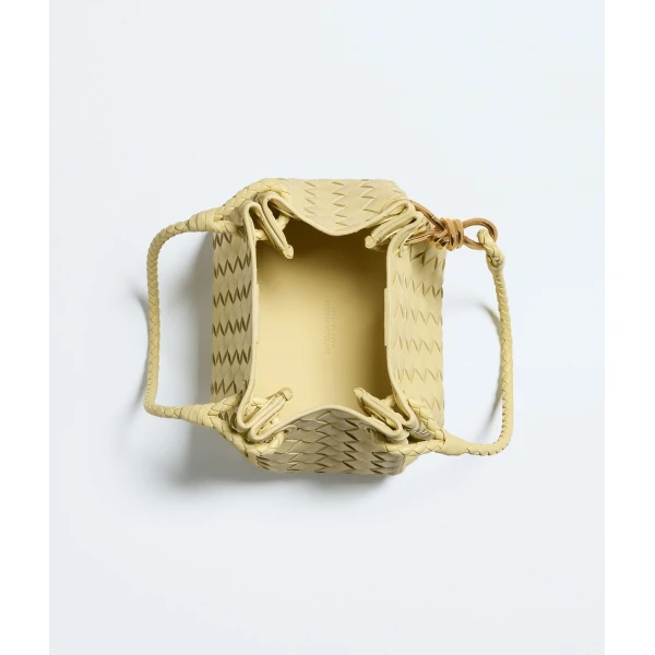 Khaite Women's Small Parachute in Butter yellow - Yellow Shoulder & Crossbody Bags - The Lotus Tote Bag - Shop at Luxury Shoes 