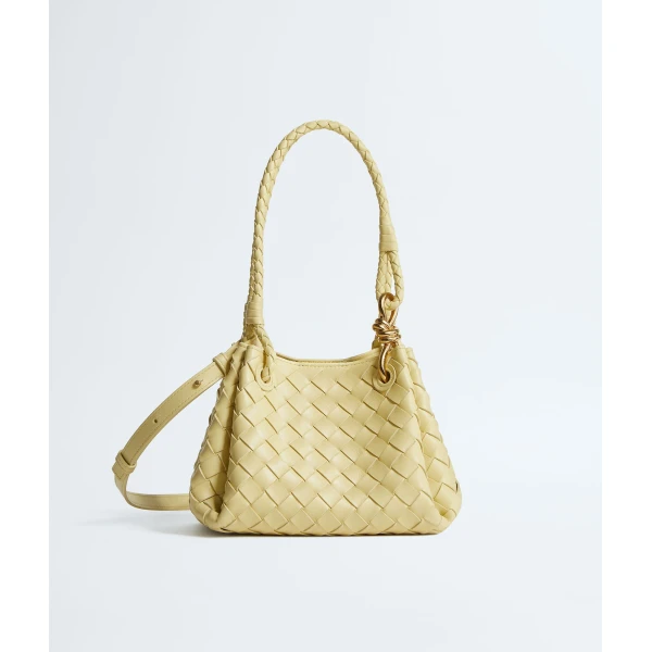 Khaite Women's Small Parachute in Butter yellow - Yellow Shoulder & Crossbody Bags - The Lotus Tote Bag - Shop at Luxury Shoes 