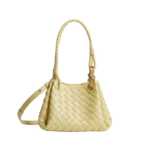 Khaite Women's Small Parachute in Butter yellow - Yellow Shoulder & Crossbody Bags - The Lotus Tote Bag - Shop at Luxury Shoes 