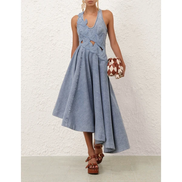 Elevate your elegance in this Zimmermann Dresses available now at Luxury Shoes 