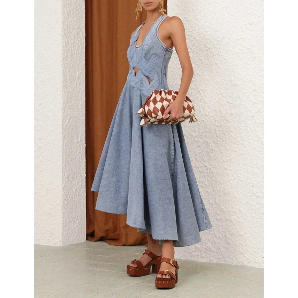 Elevate your elegance in this Zimmermann Dresses available now at Luxury Shoes 