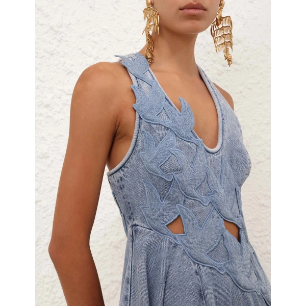 Elevate your elegance in this Zimmermann Dresses available now at Luxury Shoes 