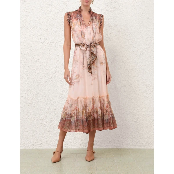 Elevate your elegance in this Zimmermann Dresses available now at Luxury Shoes 