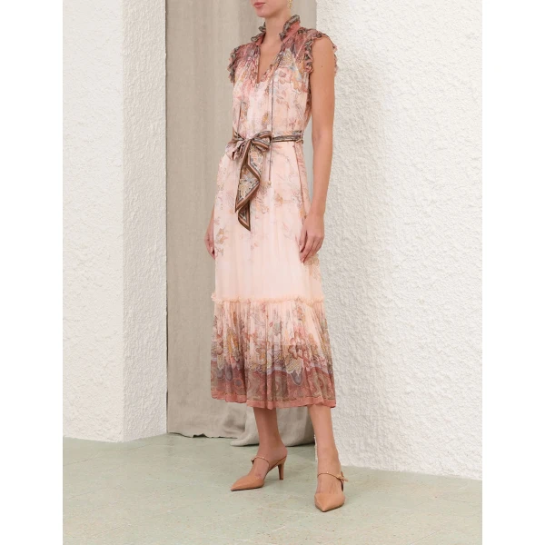 Elevate your elegance in this Zimmermann Dresses available now at Luxury Shoes 