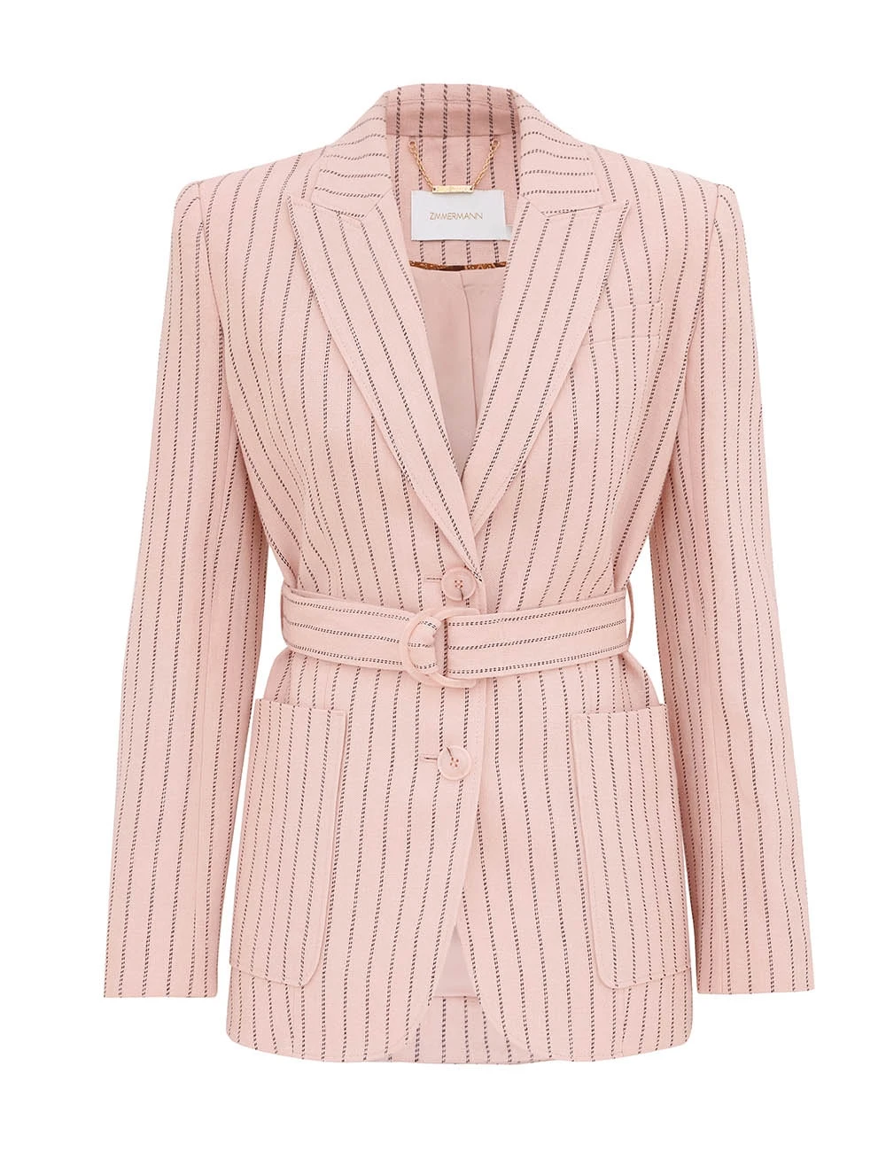 Zimmermann Alchemy Linen Belted Blazer | Ready to Wear Collection Luxury Shoes Elevate your elegance in this Zimmermann Jackets available now at Luxury Shoes