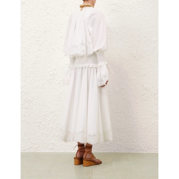Elevate your elegance in this Zimmermann Dresses available now at Luxury Shoes 