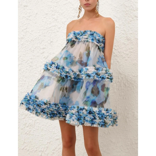 Elevate your elegance in this Zimmermann Dresses available now at Luxury Shoes 