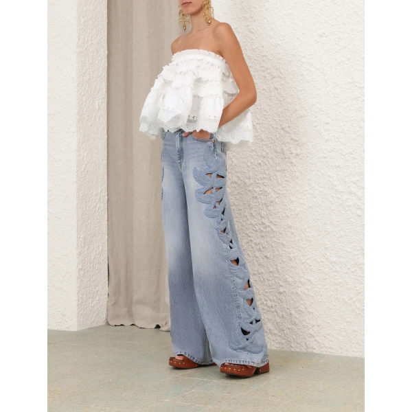 Elevate your elegance in this Zimmermann Bikini available now at Luxury Shoes 