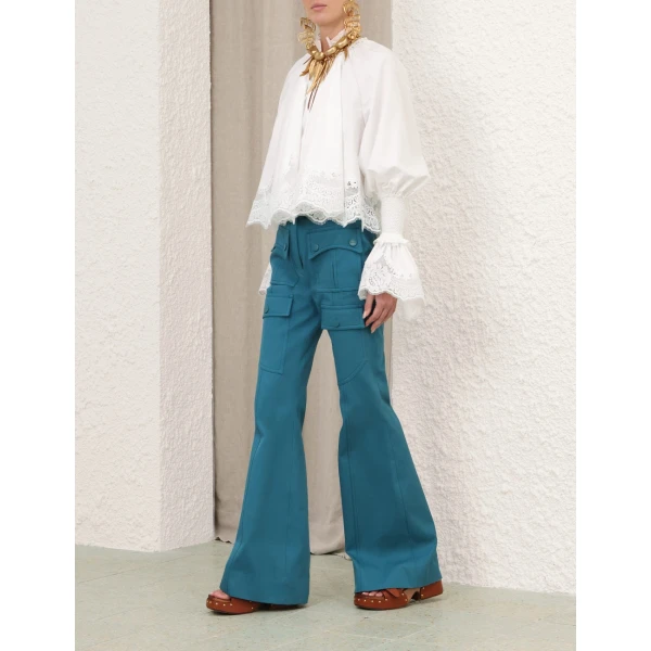 Elevate your elegance in this Zimmermann Tops available now at Luxury Shoes 