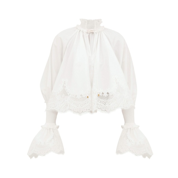 Elevate your elegance in this Zimmermann Tops available now at Luxury Shoes 