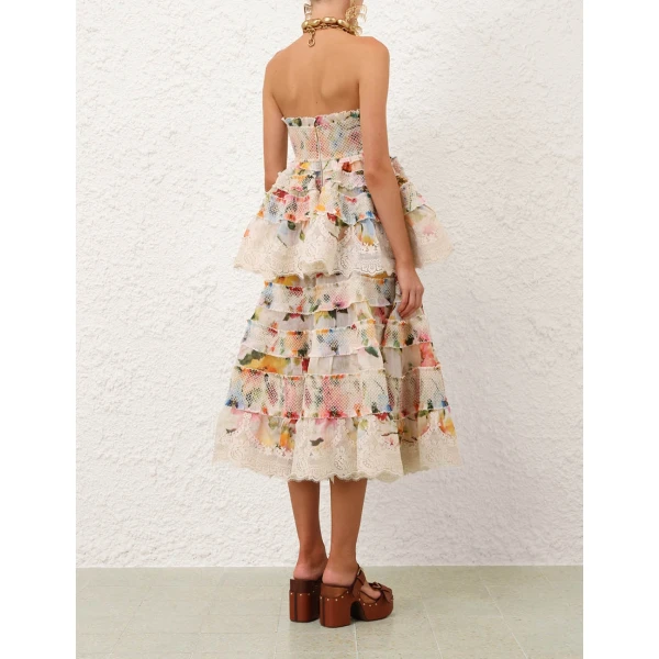 Elevate your elegance in this Zimmermann Dresses available now at Luxury Shoes 