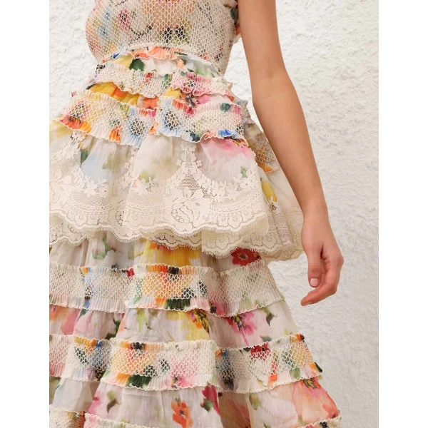 Elevate your elegance in this Zimmermann Dresses available now at Luxury Shoes 