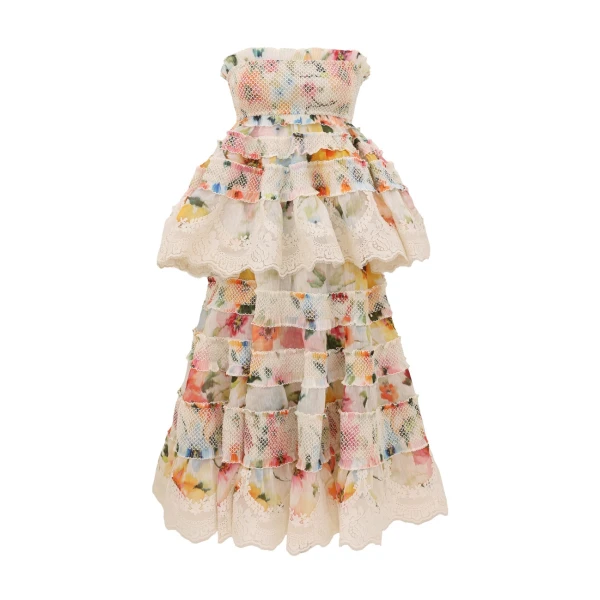 Elevate your elegance in this Zimmermann Dresses available now at Luxury Shoes 