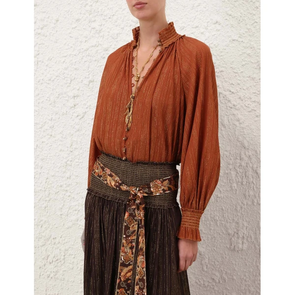 Elevate your elegance in this Zimmermann Tops available now at Luxury Shoes 