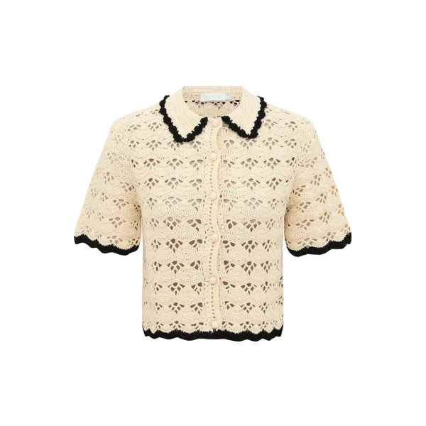 Elevate your elegance in this Zimmermann Tops available now at Luxury Shoes 
