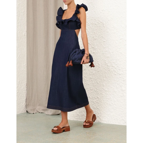 Elevate your elegance in this Zimmermann Dresses available now at Luxury Shoes 
