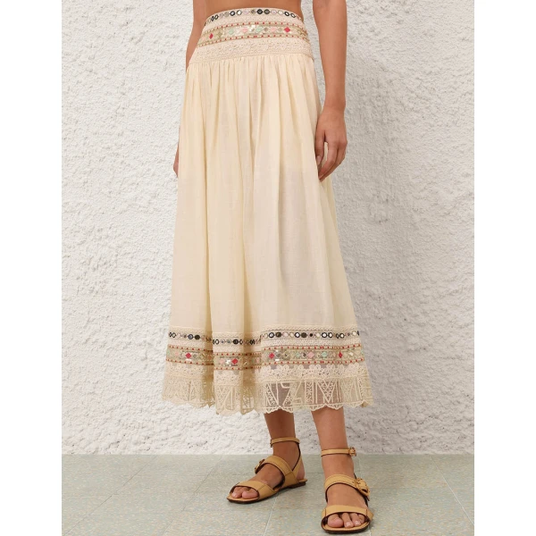Elevate your elegance in this Zimmermann Skirts available now at Luxury Shoes 
