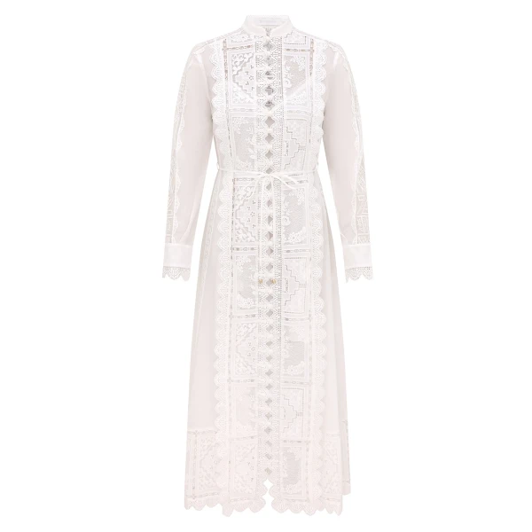Elevate your elegance in this Zimmermann Dresses available now at Luxury Shoes 