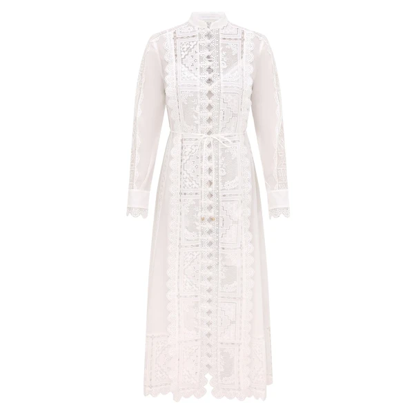 Elevate your elegance in this Zimmermann Dresses available now at Luxury Shoes 