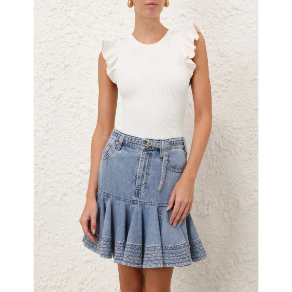 Elevate your elegance in this Zimmermann Tops available now at Luxury Shoes 