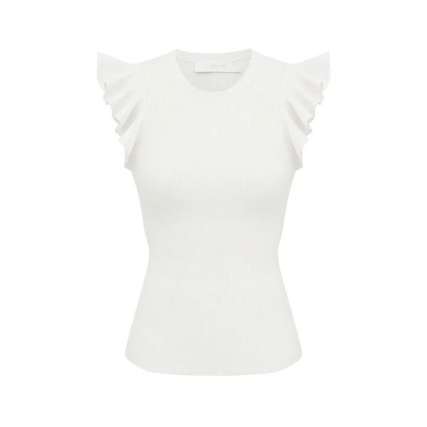 Elevate your elegance in this Zimmermann Tops available now at Luxury Shoes 