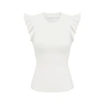 Zimmermann Aster Frill Racer Tank Top