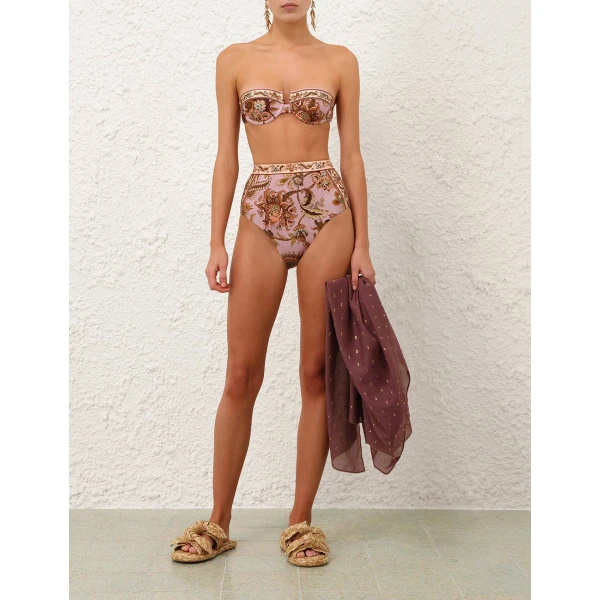 Zimmermann Aster High Waist Pant, view 5