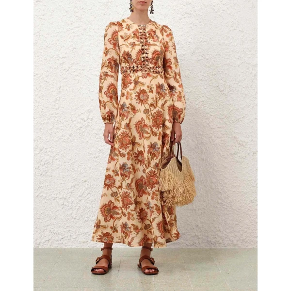 Elevate your elegance in this Zimmermann Dresses available now at Luxury Shoes 