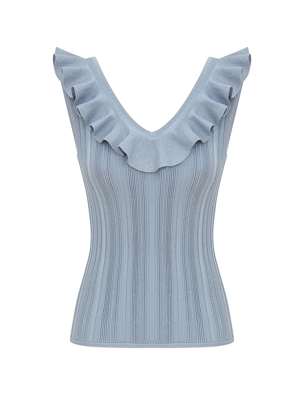 Zimmermann Aster Metallic Frill Top