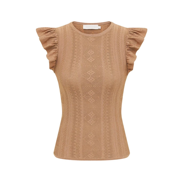 Elevate your elegance in this Zimmermann Tops available now at Luxury Shoes 