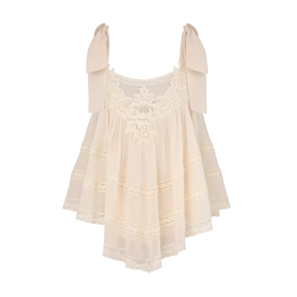 Elevate your elegance in this Zimmermann Tops available now at Luxury Shoes 