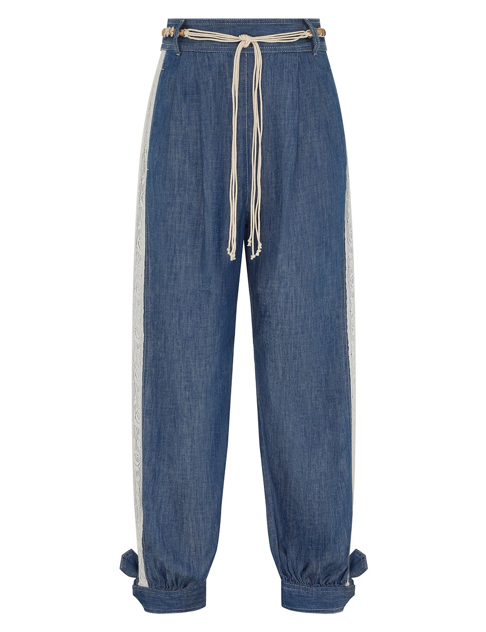 Zimmermann Awaken Denim Harem Pant | Ready to Wear Collection Luxury Shoes Elevate your elegance in this Zimmermann Pants available now at Luxury Shoes