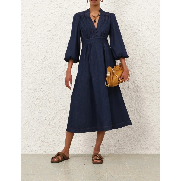 Elevate your elegance in this Zimmermann Dresses available now at Luxury Shoes 