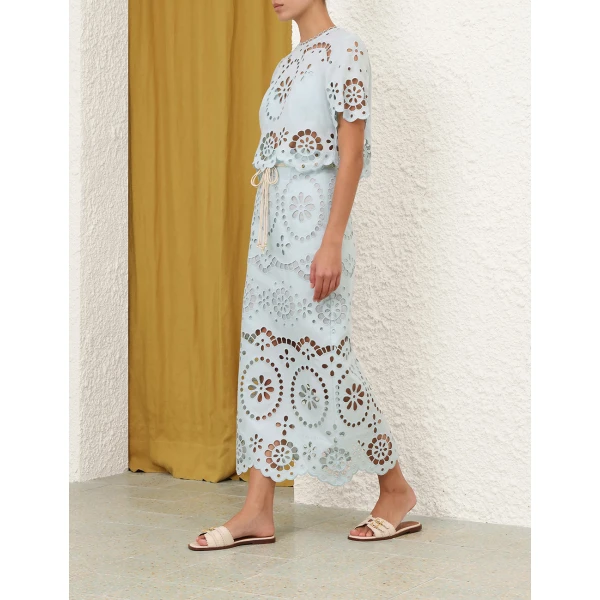 Elevate your elegance in this Zimmermann Skirts available now at Luxury Shoes 
