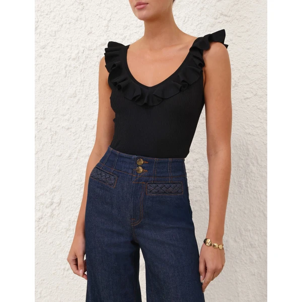 Elevate your elegance in this Zimmermann Tops available now at Luxury Shoes 