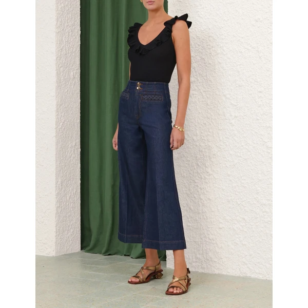 Elevate your elegance in this Zimmermann Tops available now at Luxury Shoes 