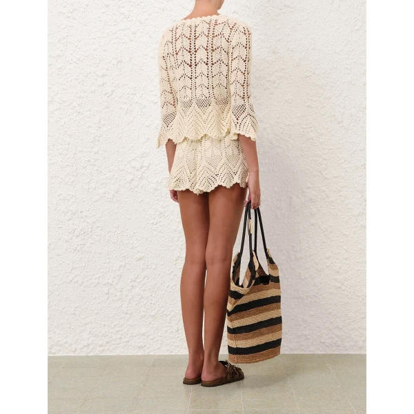 Elevate your elegance in this Zimmermann Shorts available now at Luxury Shoes 