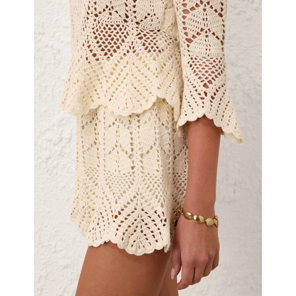 Elevate your elegance in this Zimmermann Shorts available now at Luxury Shoes 