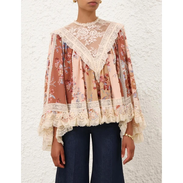 Elevate your elegance in this Zimmermann Tops available now at Luxury Shoes 