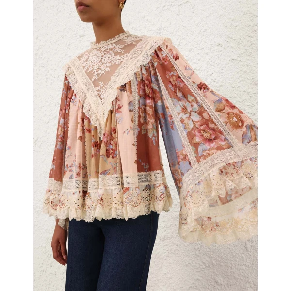 Elevate your elegance in this Zimmermann Tops available now at Luxury Shoes 