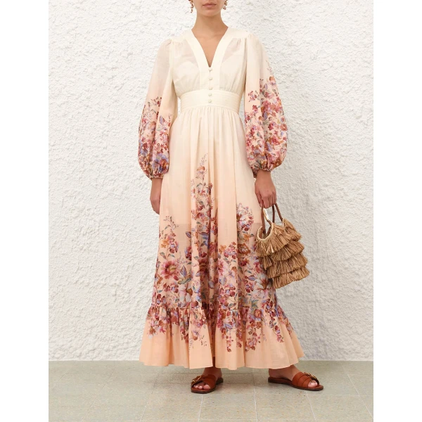 Elevate your elegance in this Zimmermann Dresses available now at Luxury Shoes 